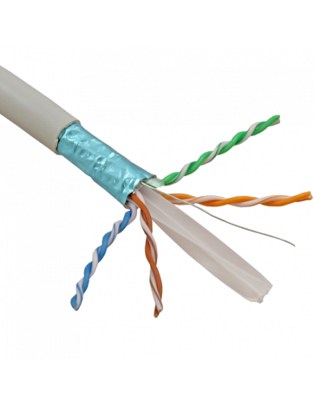 Cablu FTP, cat 6E, CUPRU 100%, manta LSZH 305m  - ELAN ELN-FTP-6e-CU. Comanda online pe RFPro.ro.
