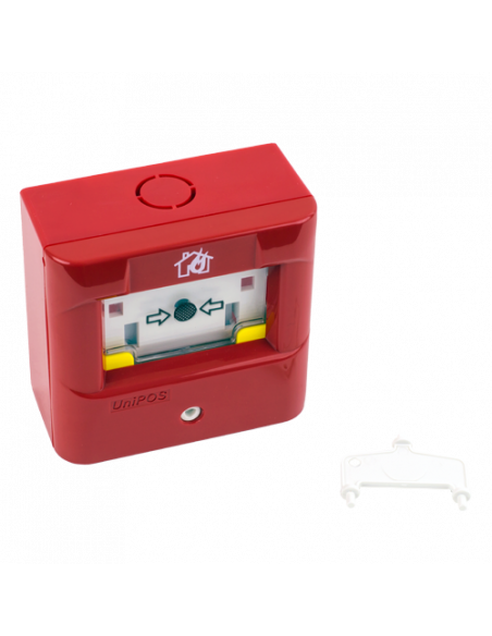 Buton conventional de alarmare incendiu - UNIPOS FD3050N. Comanda online pe RFPro.ro.