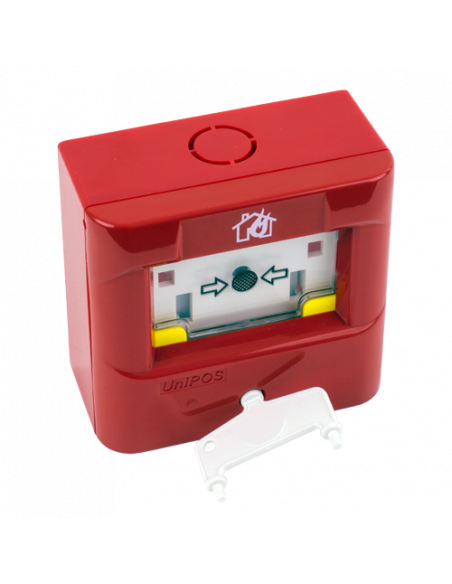 Buton conventional de alarmare incendiu - UNIPOS FD3050N. Comanda online pe RFPro.ro.