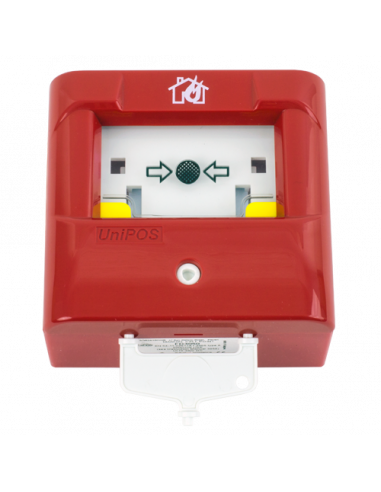 Buton conventional de alarmare incendiu - UNIPOS FD3050N. Comanda online pe RFPro.ro.