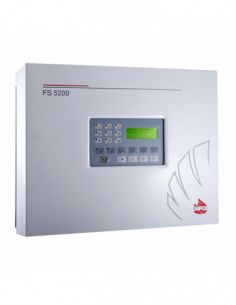 Centrala de incendiu conventionala  - 8 zone extensibila la 32 - UNIPOS FS5200. Comanda online pe RFPro.ro.