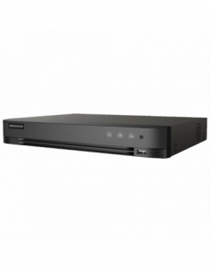 DVR AcuSense 4 ch. video 5MP, Analiza video, AUDIO 'over coaxial' - HIKVISION IDS-7204HUHI-M1-SA. Comanda online pe RFPro.ro.