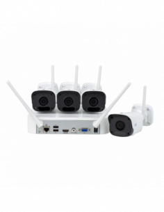 KIT WIFI 4 camere Bullet 2MP+ NVR - UNV KIT-2122F40W-4B. Comanda online pe RFPro.ro.