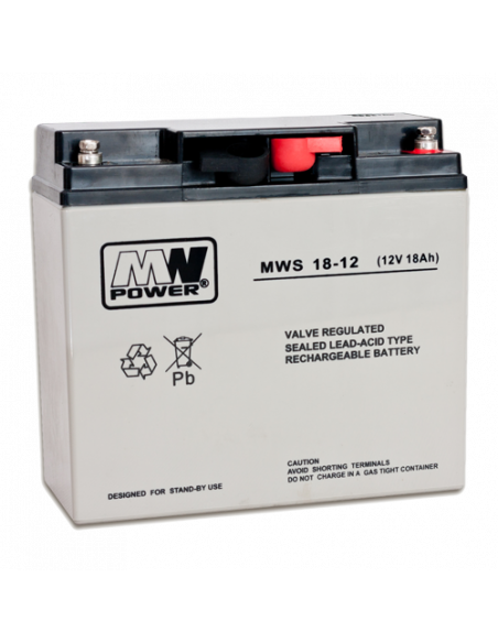 Acumulator 12V, 18Ah - MWS MWS12-18. Comanda online pe RFPro.ro.