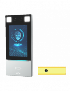 Terminal control acces recunoastere faciala + detectie temperatura - UNV OET-213H-BTS1. Comanda online pe RFPro.ro.