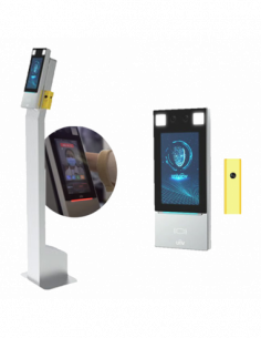 Terminal control acces recunoastere faciala + detectie temperatura - UNV OET-213H-BTS1. Comanda online pe RFPro.ro. 2