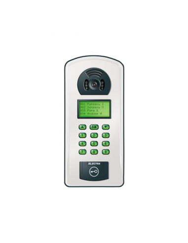 Panou exterior AUDIO semiduplex cu afisor 4 randuri , INOX - ELECTRA P4S.A91I. Comanda online pe RFPro.ro.