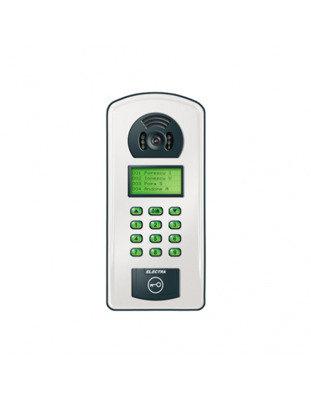 Panou exterior AUDIO semiduplex cu afisor 4 randuri , INOX - ELECTRA P4S.A91I. Comanda online pe RFPro.ro.