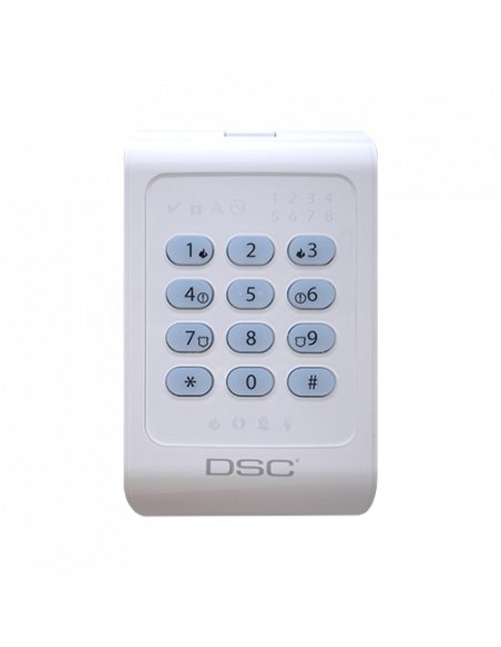 Tastatura cu LED-uri - DSC PC1404RKZW. Comanda online pe RFPro.ro.