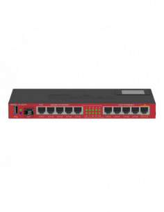 Router 5 x Fast Ethernet, 5 x Gigabit, 1 x SFP, 1 x PoE, RouterOS L5 - Mikrotik RB2011UiAS-IN. Comanda online pe RFPro.ro.