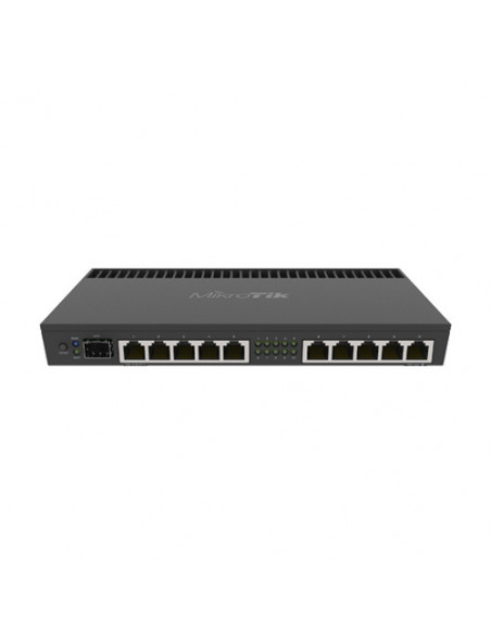 Router 10 x Gigabit, 1 x SFP+ 10Gbps, 1 x PoE, RouterOS L5, 1U - Mikrotik RB4011iGS+RM. Comanda online pe RFPro.ro.