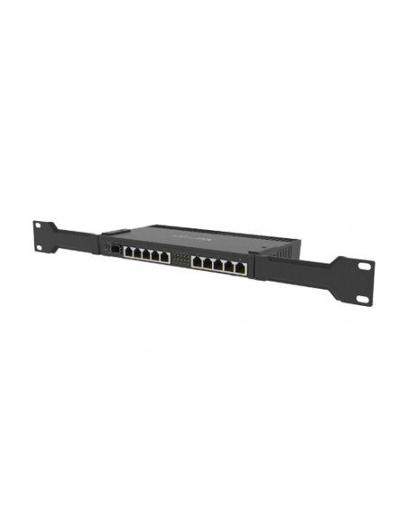 Router 10 x Gigabit, 1 x SFP+ 10Gbps, 1 x PoE, RouterOS L5, 1U - Mikrotik RB4011iGS+RM. Comanda online pe RFPro.ro.