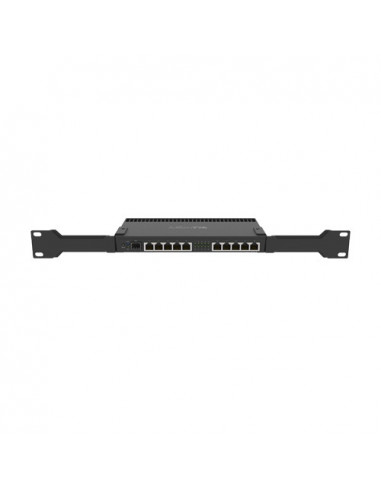 Router 10 x Gigabit, 1 x SFP+ 10Gbps, 1 x PoE, RouterOS L5, 1U - Mikrotik RB4011iGS+RM. Comanda online pe RFPro.ro.