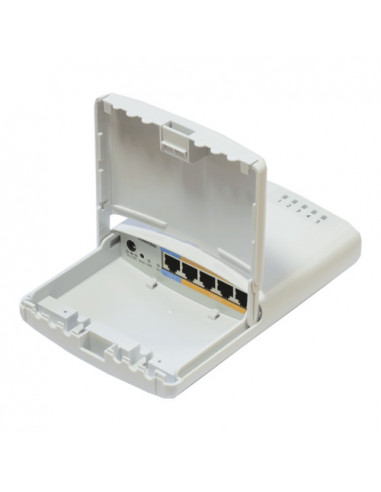 Router PowerBox de exterior, 5 x Fast Ethernet, 4 x PoE, RouterOS L4 - Mikrotik RB750P-PBr2. Comanda online pe RFPro.ro.