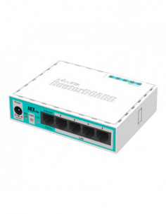 Router hEX Lite, 5 x Fast Ethernet, RouterOS L4 - Mikrotik RB750r2. Comanda online pe RFPro.ro.