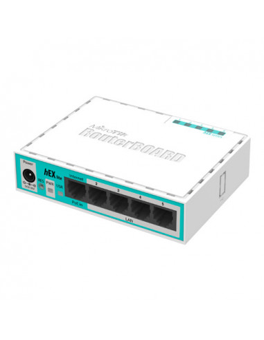 Router hEX Lite, 5 x Fast Ethernet, RouterOS L4 - Mikrotik RB750r2. Comanda online pe RFPro.ro.