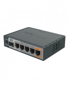 Router hEX S, 5 x Gigabit, 1 xSFP, RouterOS L4 - Mikrotik RB760iGS. Comanda online pe RFPro.ro.