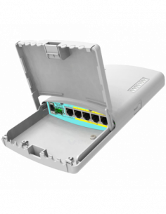 Router PowerBox Pro de exterior, 5 x Gigabit 4 PoE, 1 x SFP, RouterOS L4 - Mikrotik RB960PGS-PB. Comanda online pe RFPro.ro.