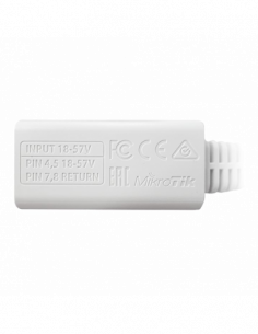 Injector PoE pasiv 18-57V, Gigabit - Mikrotik RBGPOE. Comanda online pe RFPro.ro.