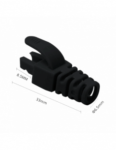 Manson protectie mufa RJ45, negru (100buc) RJ45-CAP-BK. Comanda online pe RFPro.ro.