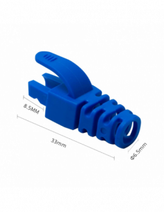 Manson protectie mufa RJ45, albastru (100buc) RJ45-CAP-BL. Comanda online pe RFPro.ro.
