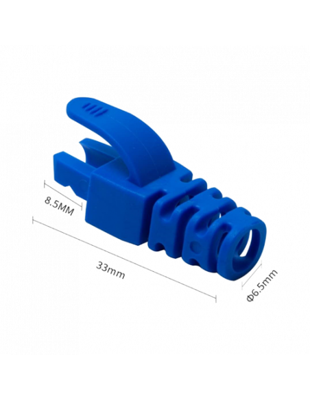 Manson protectie mufa RJ45, albastru (100buc) RJ45-CAP-BL. Comanda online pe RFPro.ro.