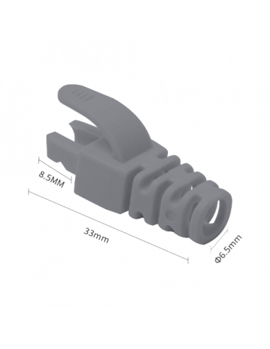 Manson mufa RJ45 gri, 100 buc. RJ45-CAP-GY. Comanda online pe RFPro.ro.