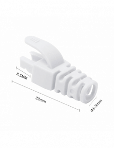 Manson protectie mufa RJ45, alb (100buc) RJ45-CAP-WH. Comanda online pe RFPro.ro.