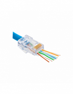 Mufa RJ-45 UTP Cat.6 EZ Passthrough (100 buc) RJ45-CAT6-EZ. Comanda online pe RFPro.ro.