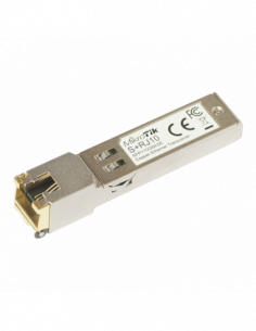 Modul RJ45 SFP+ 10/100/1000M/2.5G/5G/10G - Mikrotik S+RJ10. Comanda online pe RFPro.ro.