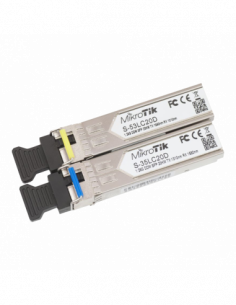 Pereche de module SFP, S-35LC20D + S-53LC20D - Mikrotik S-3553LC20D. Comanda online pe RFPro.ro.