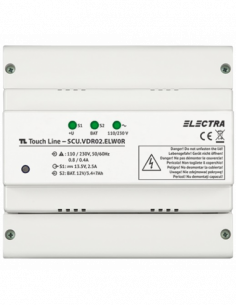 Unitate centrala de alimentare video REZIDENTIAL - 1 OUT - ELECTRA SCU.VDR02.ELW0R. Comanda online pe RFPro.ro.