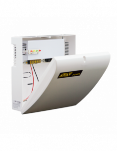 Sursa de alimentare 12V/10A, back-up in cabinet de plastic SDC-12-10BPL. Comanda online pe RFPro.ro.