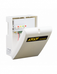 Sursa de alimentare 12V/3A, back-up in cabinet de plastic SDC-12-3BPL. Comanda online pe RFPro.ro.