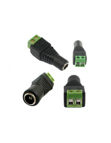 Conector de alimentare mama, 12V, cu surub SDC-CAM. Comanda online pe RFPro.ro.