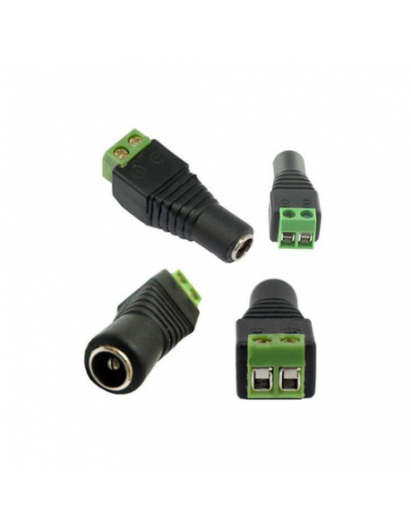 Conector de alimentare mama, 12V, cu surub SDC-CAM. Comanda online pe RFPro.ro.