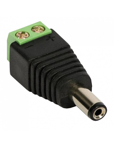 Conector de alimentare tata, 12V, cu surub SDC-CAT. Comanda online pe RFPro.ro.