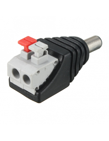 Conector de alimentare tata, 12V, cu terminal rapid SDC-KAT. Comanda online pe RFPro.ro.