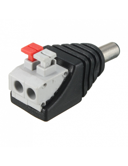 Conector de alimentare tata, 12V, cu terminal rapid SDC-KAT. Comanda online pe RFPro.ro.