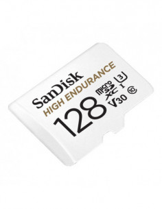 Card MicroSD 128GB, seria HIGH Endurance - SanDisk SDSQQNR-128G-GN6IA. Comanda online pe RFPro.ro.