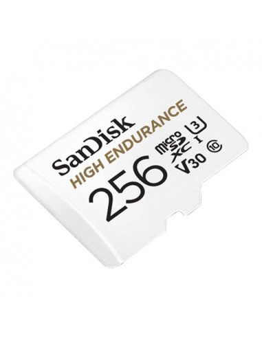 Card MicroSD 256GB, seria HIGH Endurance - SanDisk SDSQQNR-256G-GN6IA. Comanda online pe RFPro.ro.