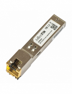 Modul RJ45 SFP 10/100/1000M - Mikrotik S-RJ01. Comanda online pe RFPro.ro.
