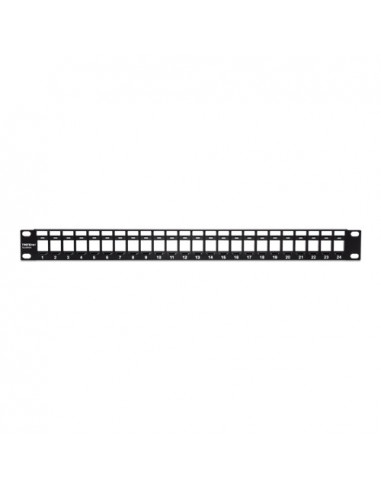 Patch Panel 24 porturi blank keystone 1U - TRENDnet TC-KP24. Comanda online pe RFPro.ro.