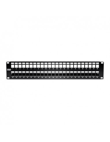 Patch Panel ecranat 48 porturi blank keystone 2U - TRENDnet TC-KP48S. Comanda online pe RFPro.ro.