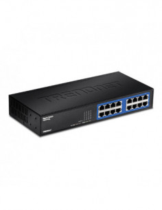 Switch GREENnet 16 porturi Gigabit - TRENDnet TEG-S16DG. Comanda online pe RFPro.ro.
