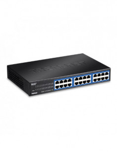 Switch GREENnet 24 porturi Gigabit - TRENDnet TEG-S24DG. Comanda online pe RFPro.ro.