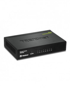 Switch GREENnet 8 porturi Gigabit - TRENDnet TEG-S82G. Comanda online pe RFPro.ro.
