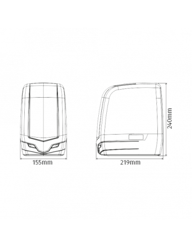 Kit automatizare poarta batanta 2x2.5m -MOTORLINE TELICA24-KIT. Comanda online pe RFPro.ro.