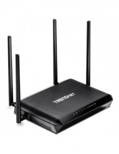 Router WiFi AC2600 MU-MIMO - TRENDnet TEW-827DRU. Comanda online pe RFPro.ro.