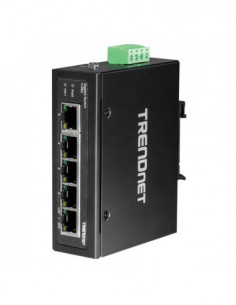 Switch industrial 5 porturi Gigabit DIN-Rail - TRENDnet TI-G50. Comanda online pe RFPro.ro. 2